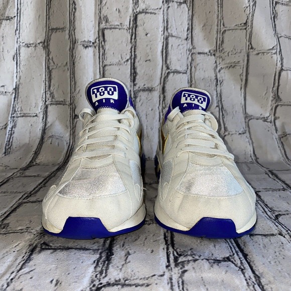 Nike Air Max 180 QS Summit White Metallic Gold Concord Purple 626960-175 US 12 main image 8